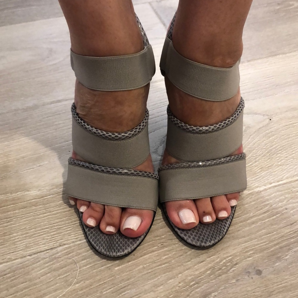 COPY - Balenciaga Grey Snakeskin Heel